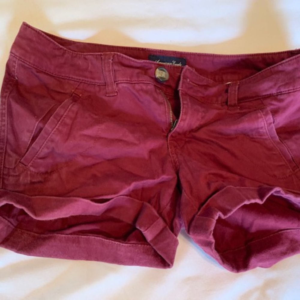 Burgundy Shorts